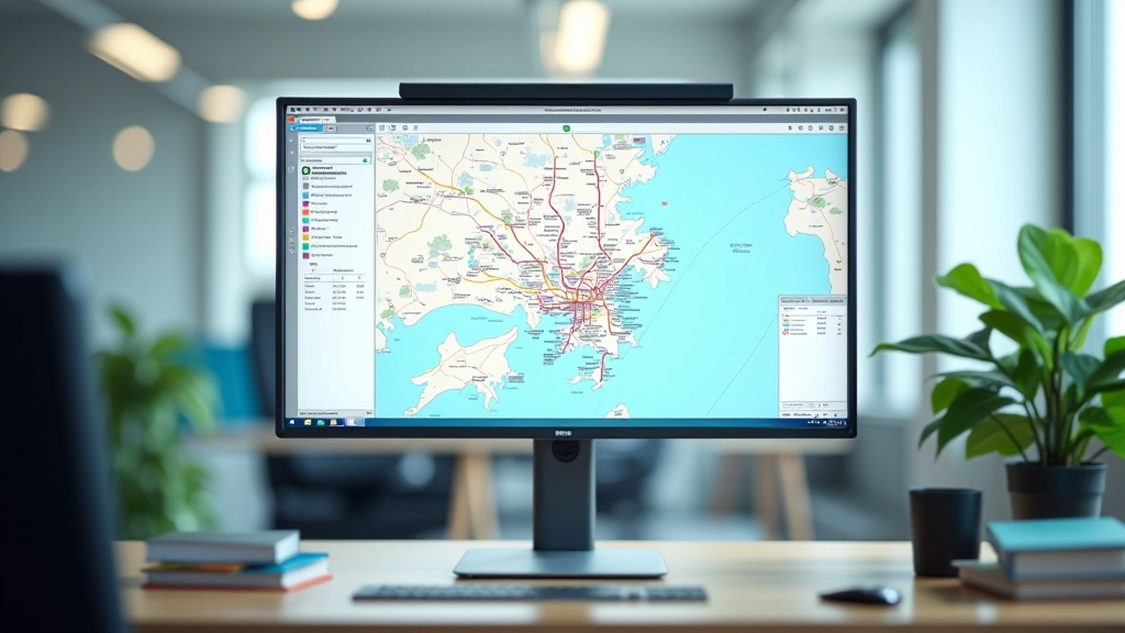 Map of Hong Kong showing different districts and transport connections with MTR lines highlighted